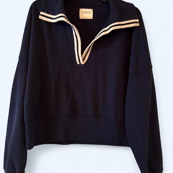 Abercrombie & Fitch Sweaters - Navy Blue Women's Preppy Sweater